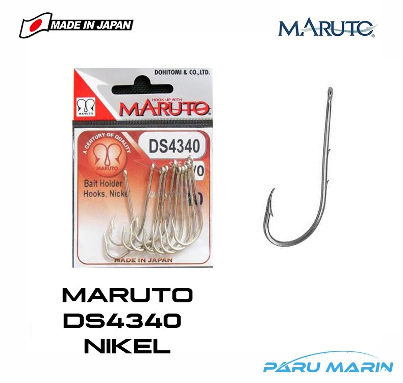 Maruto DS4340 Çapraz Nikel Yemlik Olta İğnesi