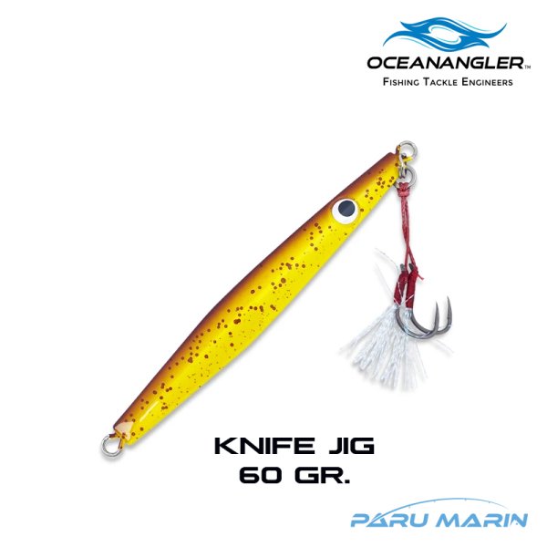 Ocean Angler Knife Jig 60gr. Bruised Banana