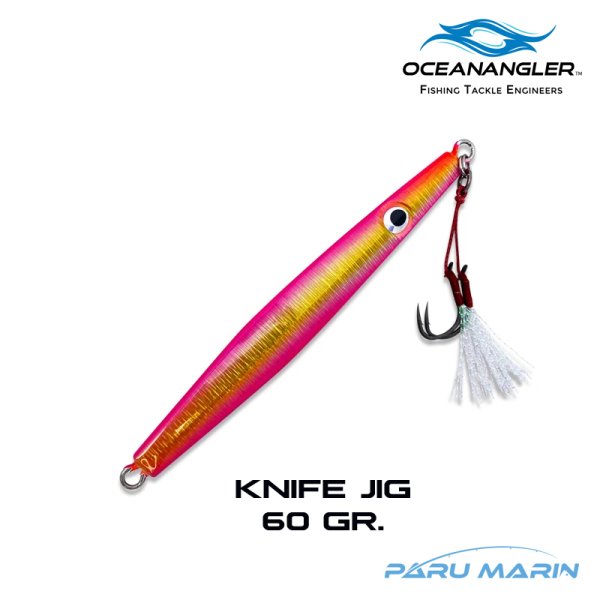 Ocean Angler Knife Jig 60gr. Orange