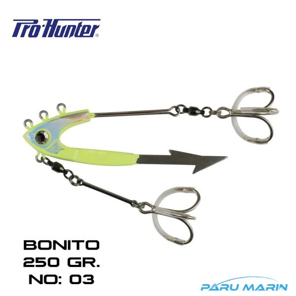 Pro Hunter Bonito Dead Bait Jig Head No:03 250gr.