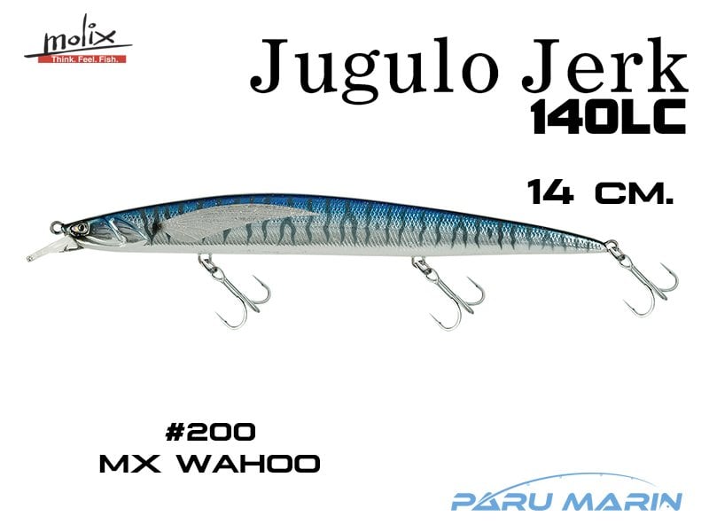 Molix Jugulo Jerk 140LC 14 cm. Sahte Balık, #200 MX Wahoo