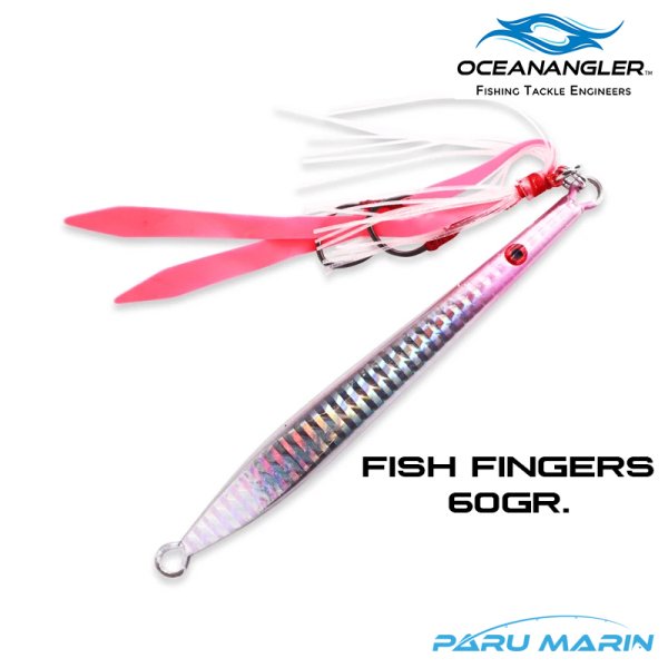 Ocean Angler Fish Fingers Jig 60gr. Pink Silver