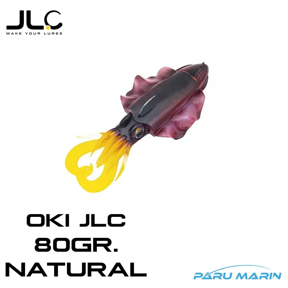 Jigging A La Carta OKI JLC 80 GR. Natural 15cm. Silikon Yem