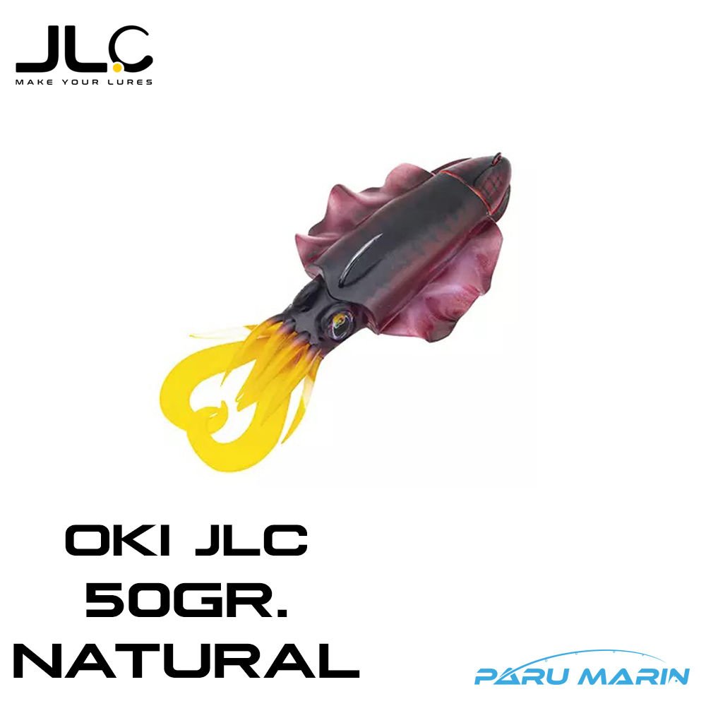 Jigging A La Carta OKI JLC 50 GR. Natural 15cm. Silikon Yem