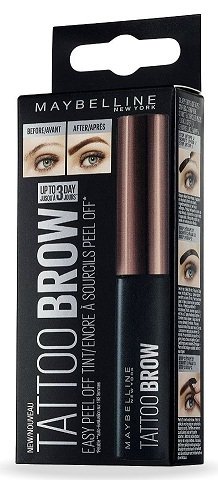 MAYBELLINE BROW TATTOO GEL TINT 3 DARK BROWN