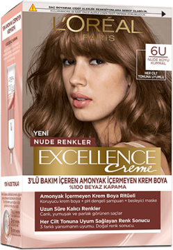 LOREAL EXCELLENCE CREME AMONYAKSIZ Saç Boyası 6U