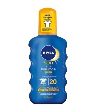 NIVEA SUN GÜNEŞ KORUYUCU SPREY KORUMA&NEM 20 F.