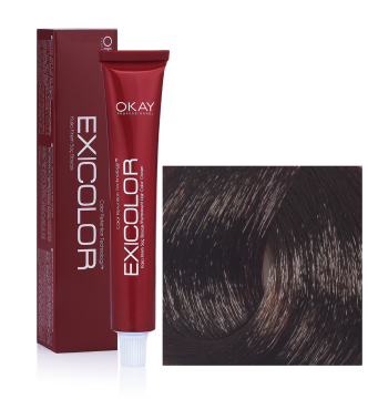 EXİCOLOR SAÇ BOYASI 4.75 KAHVE KAHVE AKAJU