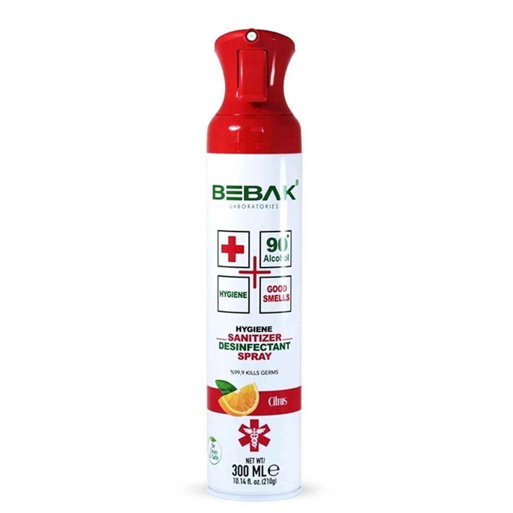 BEBAK ANTİBAKT. HAVA TEMİZLEME SP. CİTRUS 300ML