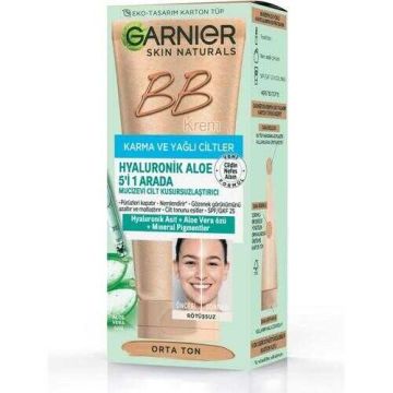 GARNIER BB KREM 50ml Orta Ton Karma Ve Yağlı Cilt