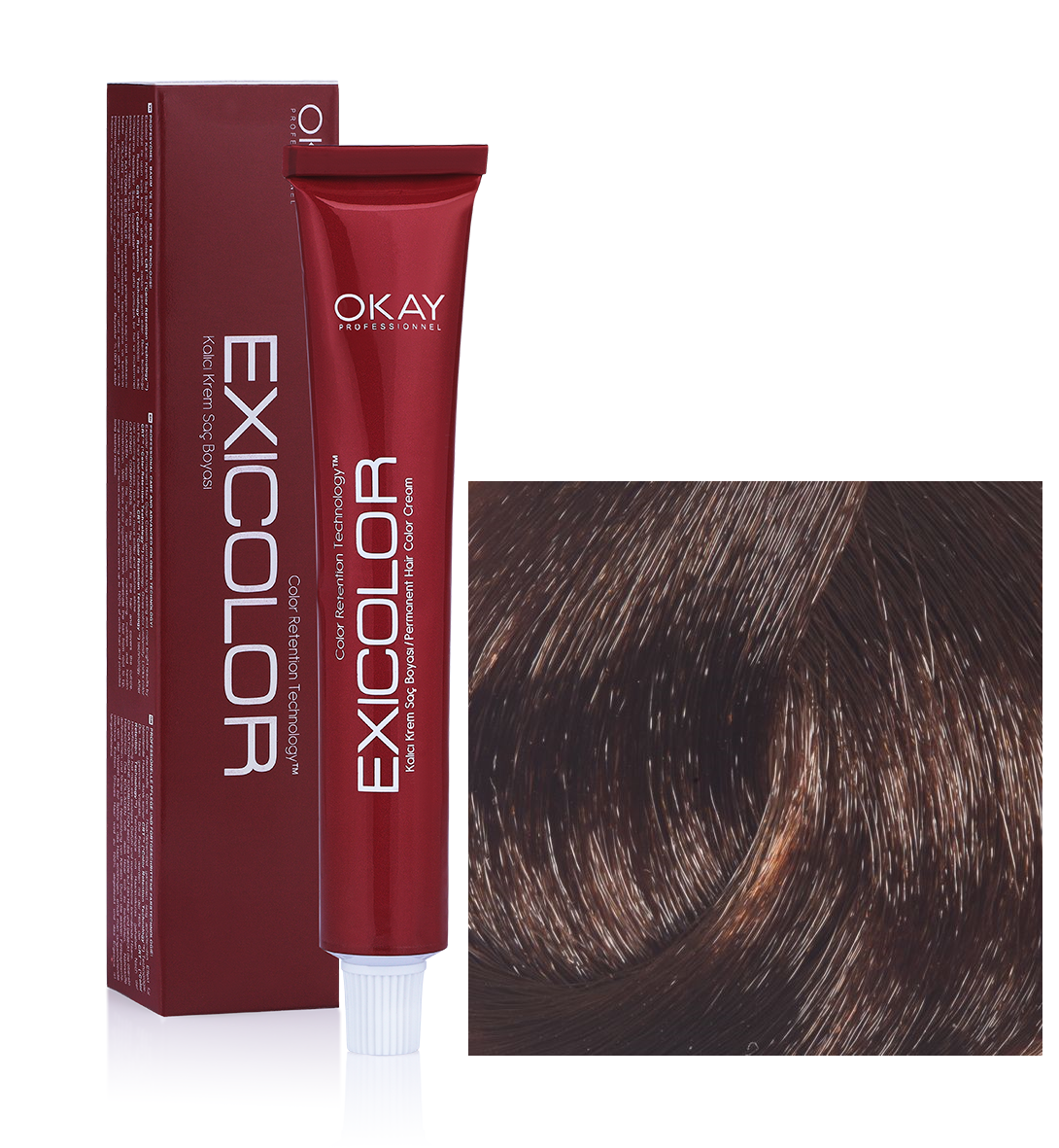 EXİCOLOR SAÇ BOYASI 5.75  AÇIK KAHVE AKAJU