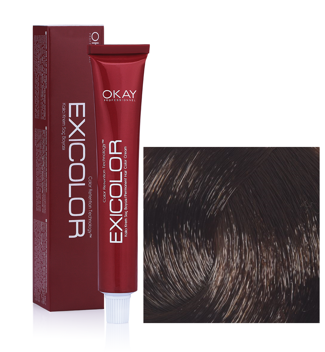 EXİCOLOR SAÇ BOYASI 7.0 YOĞUN KUMRAL