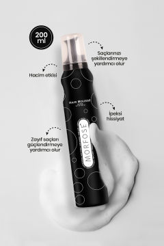 MORFOSE SAÇ KÖPÜĞÜ 200ml Extra Strong (Siyah)