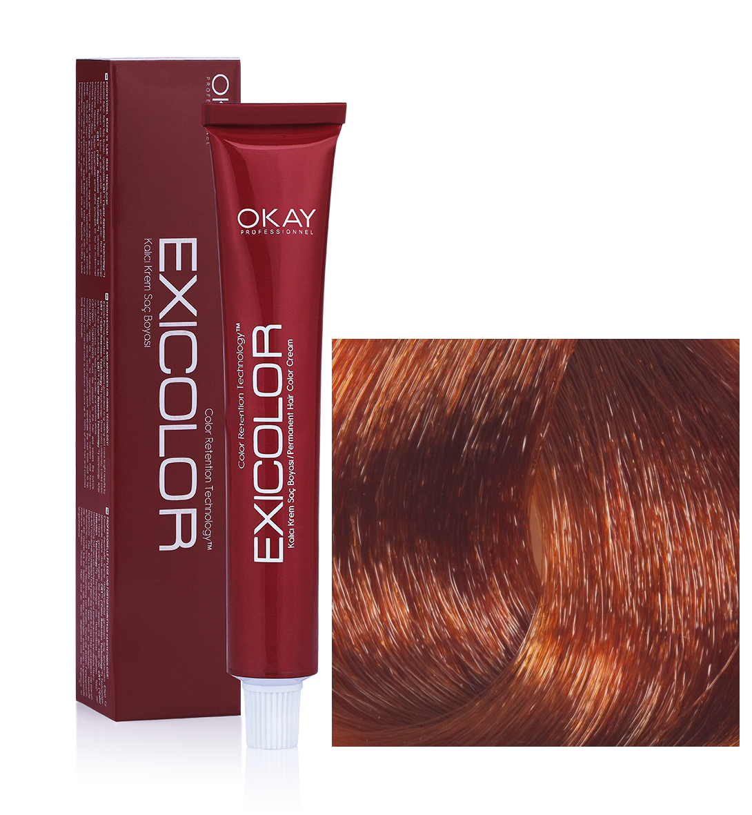 EXİCOLOR SAÇ BOYASI 7.4 KUMRAL BAKIR