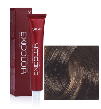 EXİCOLOR SAÇ BOYASI 7.71 KUMRAL KÜLLÜ KAHVE