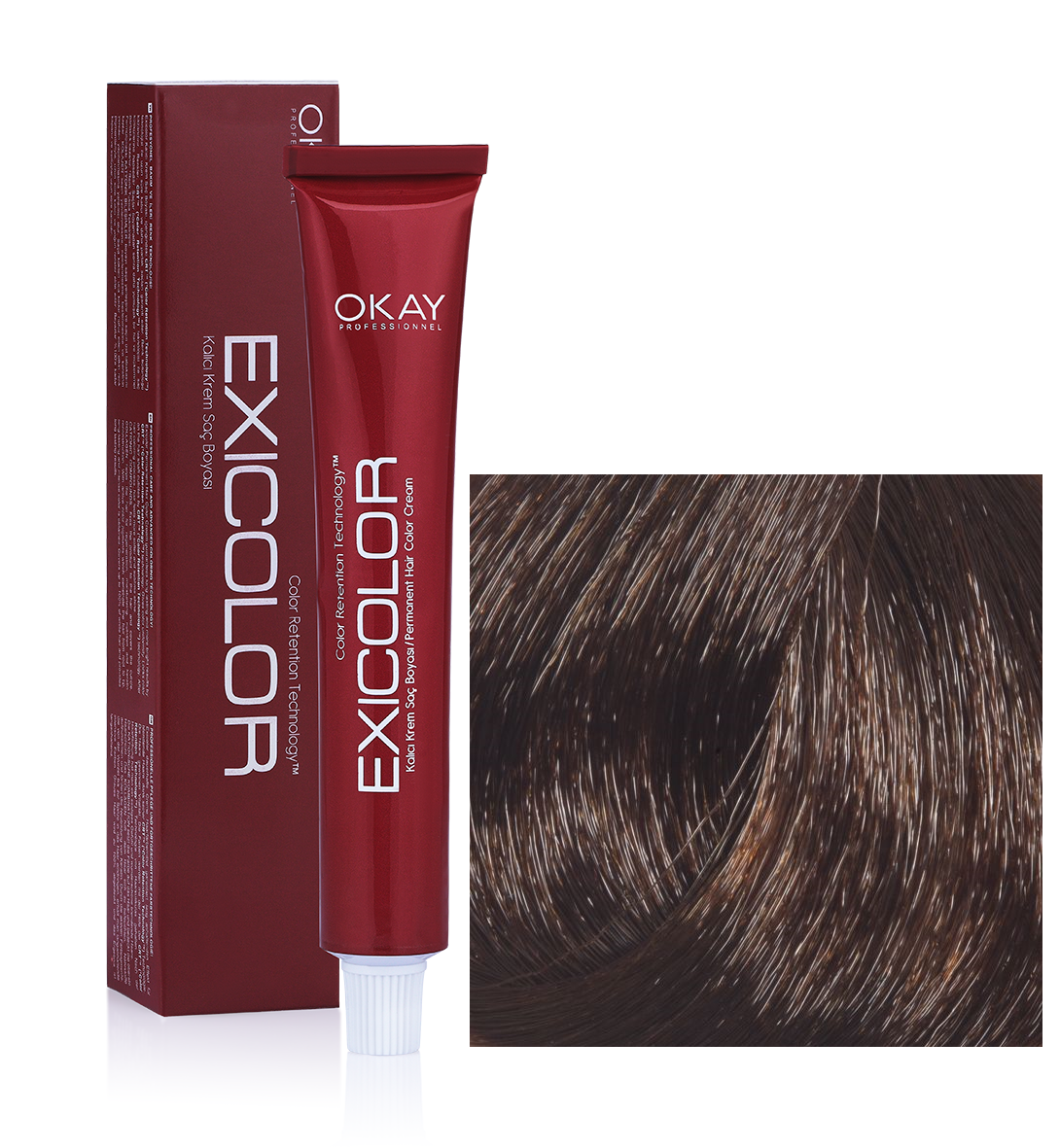 EXİCOLOR SAÇ BOYASI 7.73  KUMRAL KAHVE ALTIN