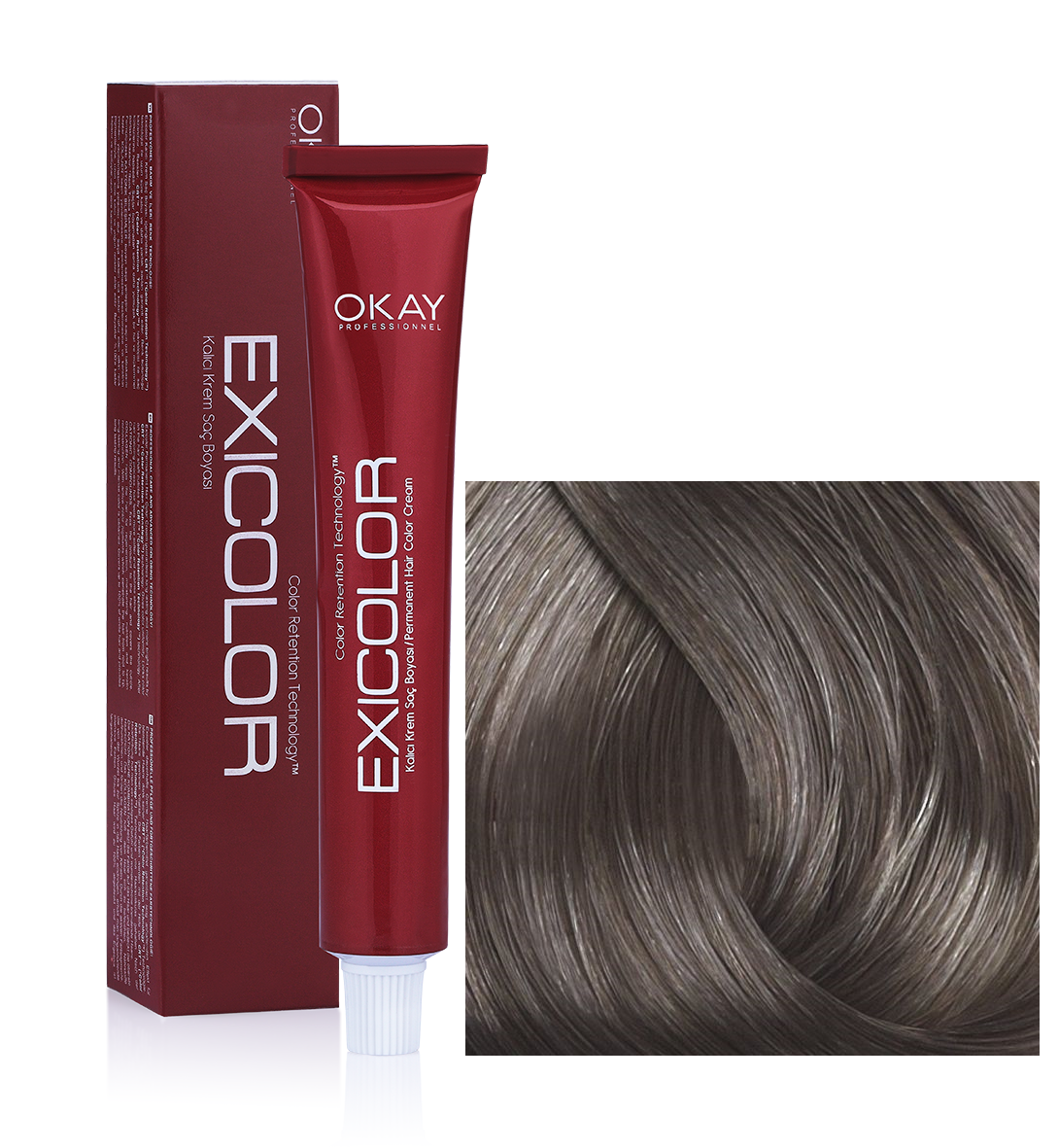 EXİCOLOR SAÇ BOYASI 8.11 AÇIK KUMRAL YOĞUN KÜLLÜ