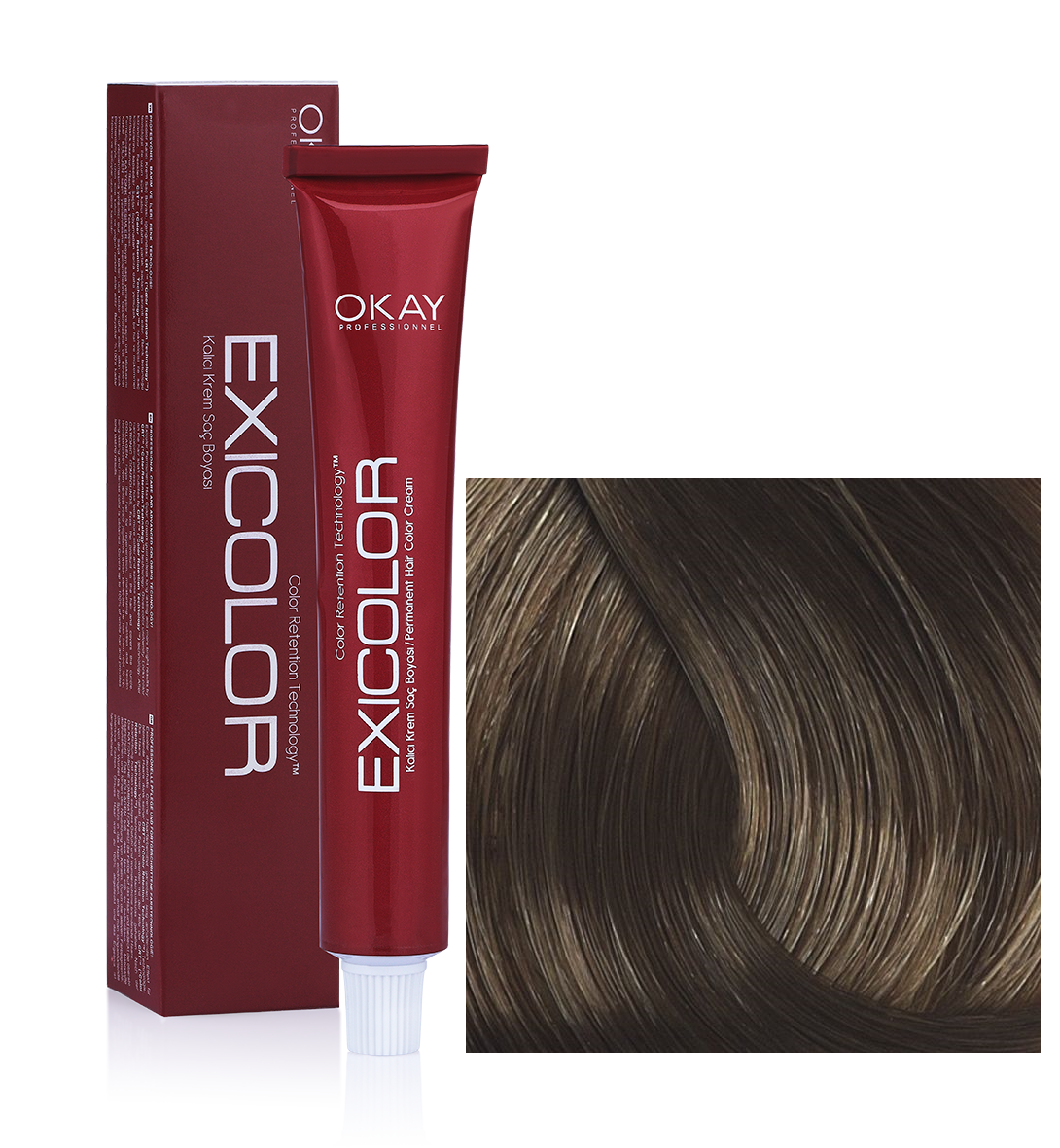 EXİCOLOR SAÇ BOYASI 8.13 KOYU KUMRAL EKSTRA MAT