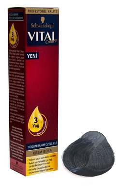 VİTAL SAÇ BOYASI 1.0 SİYAH