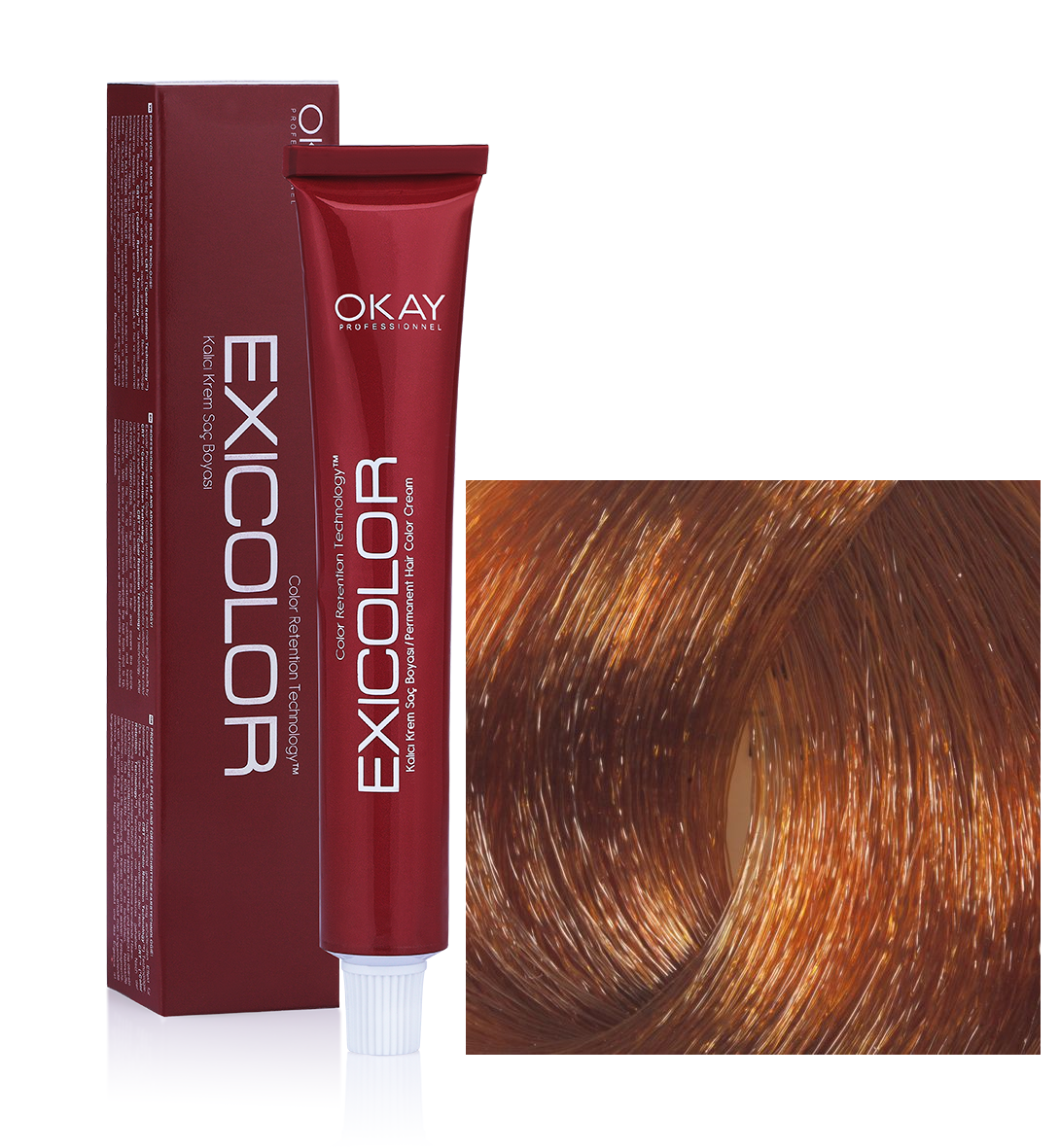 EXİCOLOR SAÇ BOYASI 8.443 A. KUMRAL Y. BAKIR DORE