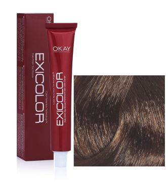 EXİCOLOR SAÇ BOYASI 8.70 AÇIK KUMRAL KAKAO KAHVE