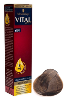 VİTAL SAÇ BOYASI 6.00 KOYU KUMRAL