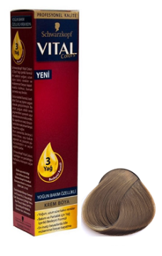 VİTAL SAÇ BOYASI 8.00 AÇIK KUMRAL