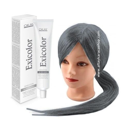 EXİCOLOR SAÇ BOYASI SLATE GRAY / BARUT GRİ