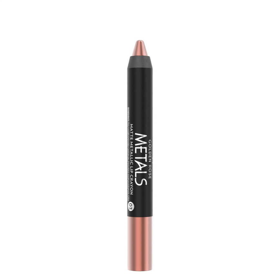 GOLDEN ROSE RUJ METALS MATTE CRAYON 03