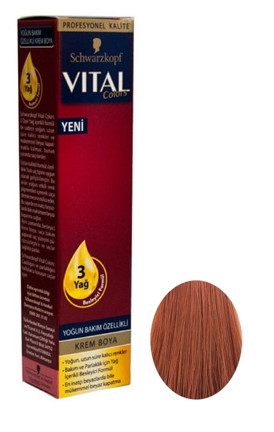 VİTAL SAÇ BOYASI 8.77 TARÇIN BAKIR