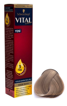 VİTAL SAÇ BOYASI 9.00 KÜLLÜ SARI