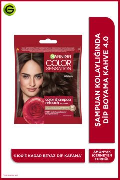 GARNIER COLOR SENSATION ŞAMPUAN SAÇ BOYASI 4.0 Brown
