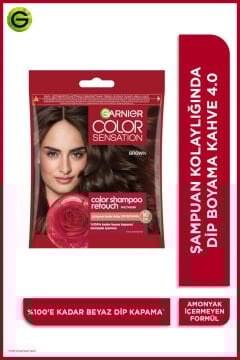 GARNIER COLOR SENSATION ŞAMPUAN SAÇ BOYASI 4.0 Brown