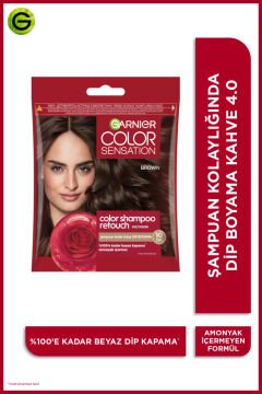GARNIER COLOR SENSATION ŞAMPUAN SAÇ BOYASI 4.0 Brown