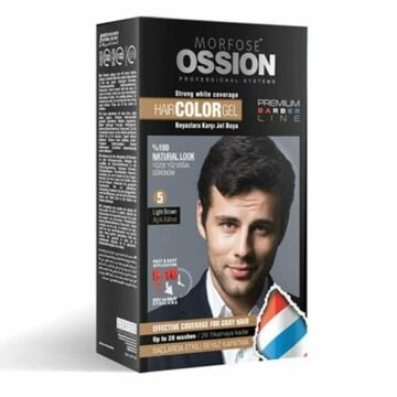 OSSION MEN JEL SAÇ BOYASI NO:5 AÇIK KAHVE 40ml