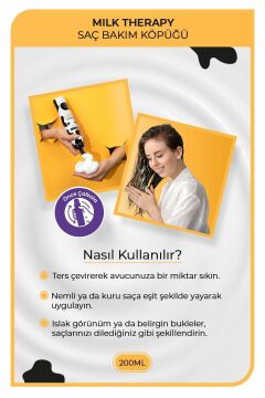 MORFOSE MILK THERAPY SAÇ KÖPÜĞÜ 200ML