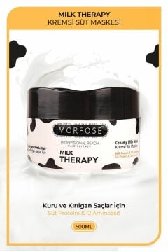 MORFOSE MILK THERAPY SAÇ MASKESİ 500ML