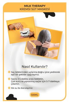 MORFOSE MILK THERAPY SAÇ MASKESİ 500ML