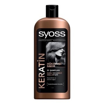 SYOSS ŞAMPUAN 550ml KERATİN 01 KURU VE CANSIZ SAÇL