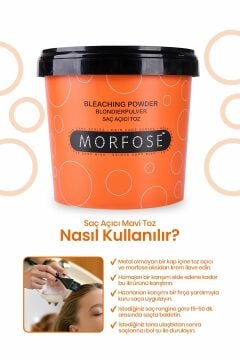 MORFOSE SAÇ AÇICI TOZ ORİEL 1000GR MAVİ
