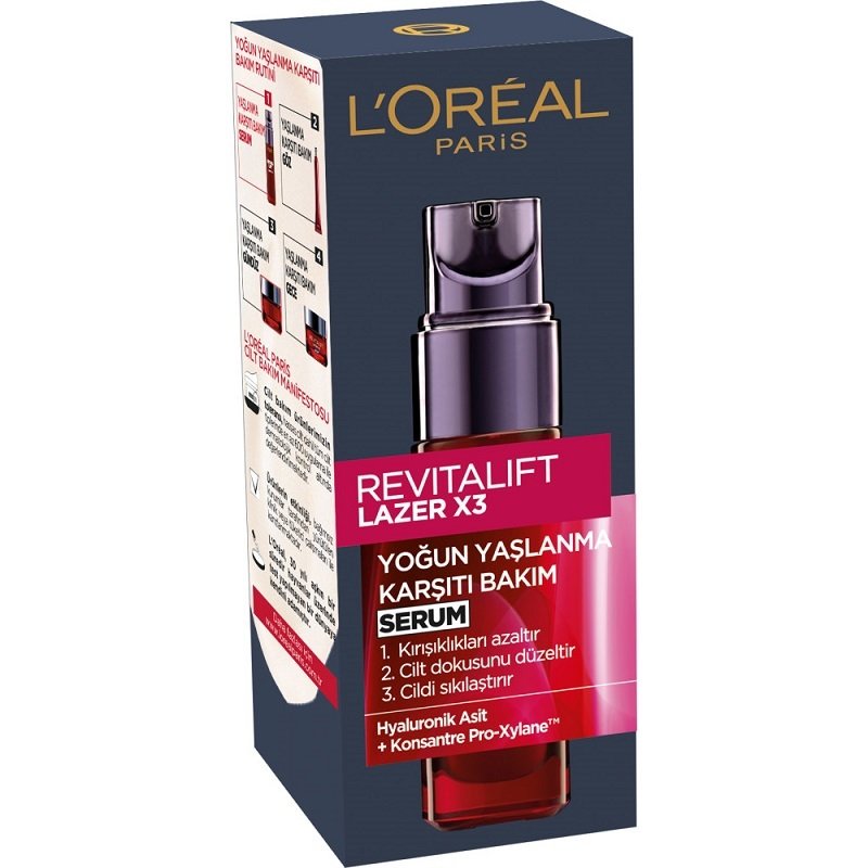 LOREAL REVITALIFT LAZER X3 SERUM YAŞLANMA KARŞITI