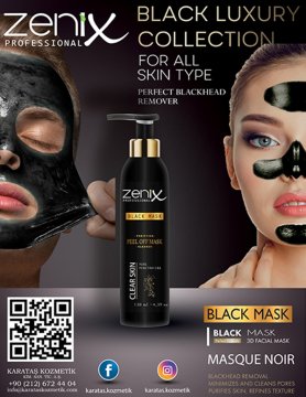 ZENİX SİYAH MASKE 125ml POMPALI
