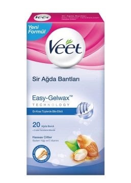 VEET SİR AĞDA BANDI VUCUT 20'Lİ HASSAS CİLTLER