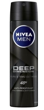 NIVEA MEN DEODORANT DEEP DIMENSION Dark Wood