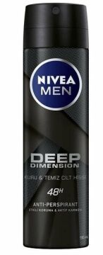 NIVEA MEN DEODORANT DEEP DIMENSION Dark Wood