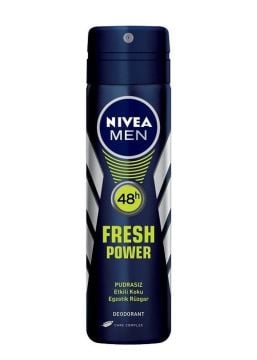 NIVEA MEN DEODORANT FRESH POWER PUDRASIZ
