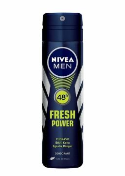 NIVEA MEN DEODORANT FRESH POWER PUDRASIZ
