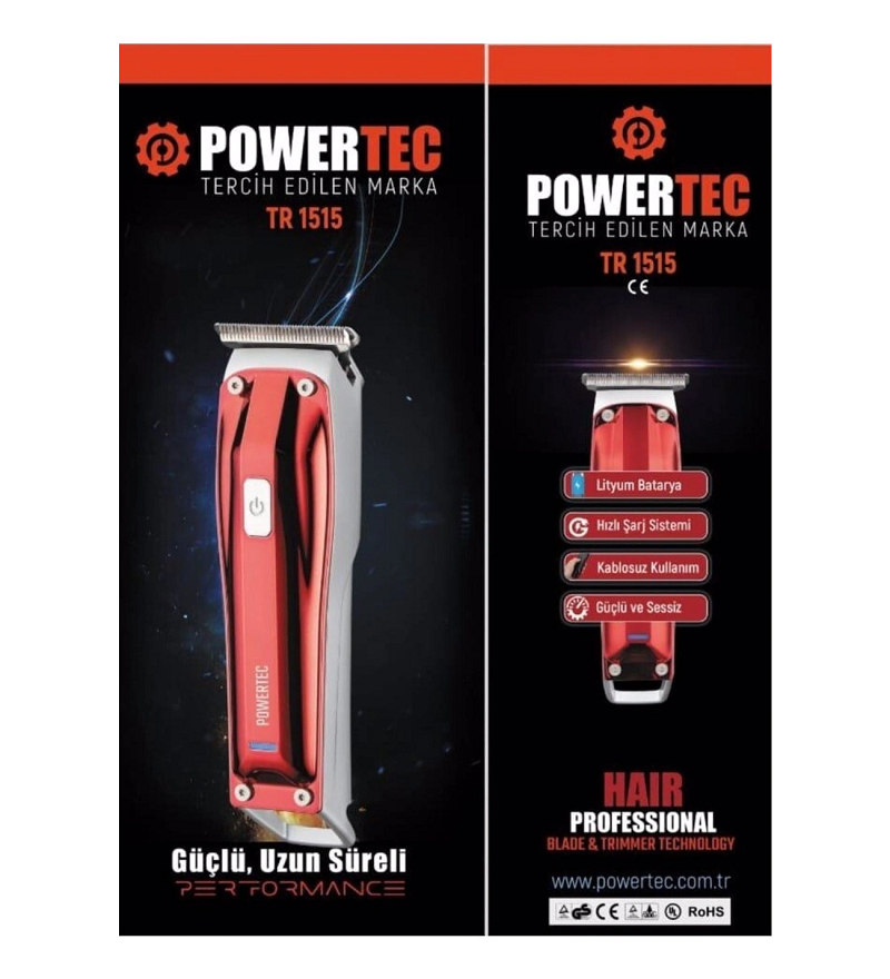 POWERTEC TR-1515 Sakal Kesim Makinesi