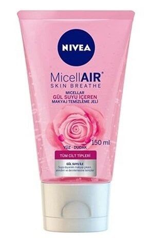 NIVEA GÜL SUYU İÇEREN MAKYAJ TEMİZLEME JELİ 150ml