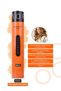 MORFOSE SAÇ SPREYİ 400ml NO GAS ULTRA STRONG